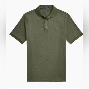 Polo Ralph Lauren Classic Fit Soft Cotton Polo Shirt XXL Service Green Heather